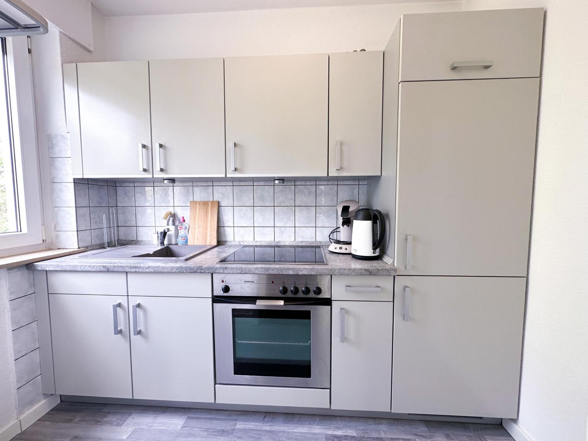 באד אויינהאוזן Stilvolles, Frisch Renoviertes 2Zi Apartment Mit Kueche Und Balkon In Kliniknaehe מראה חיצוני תמונה