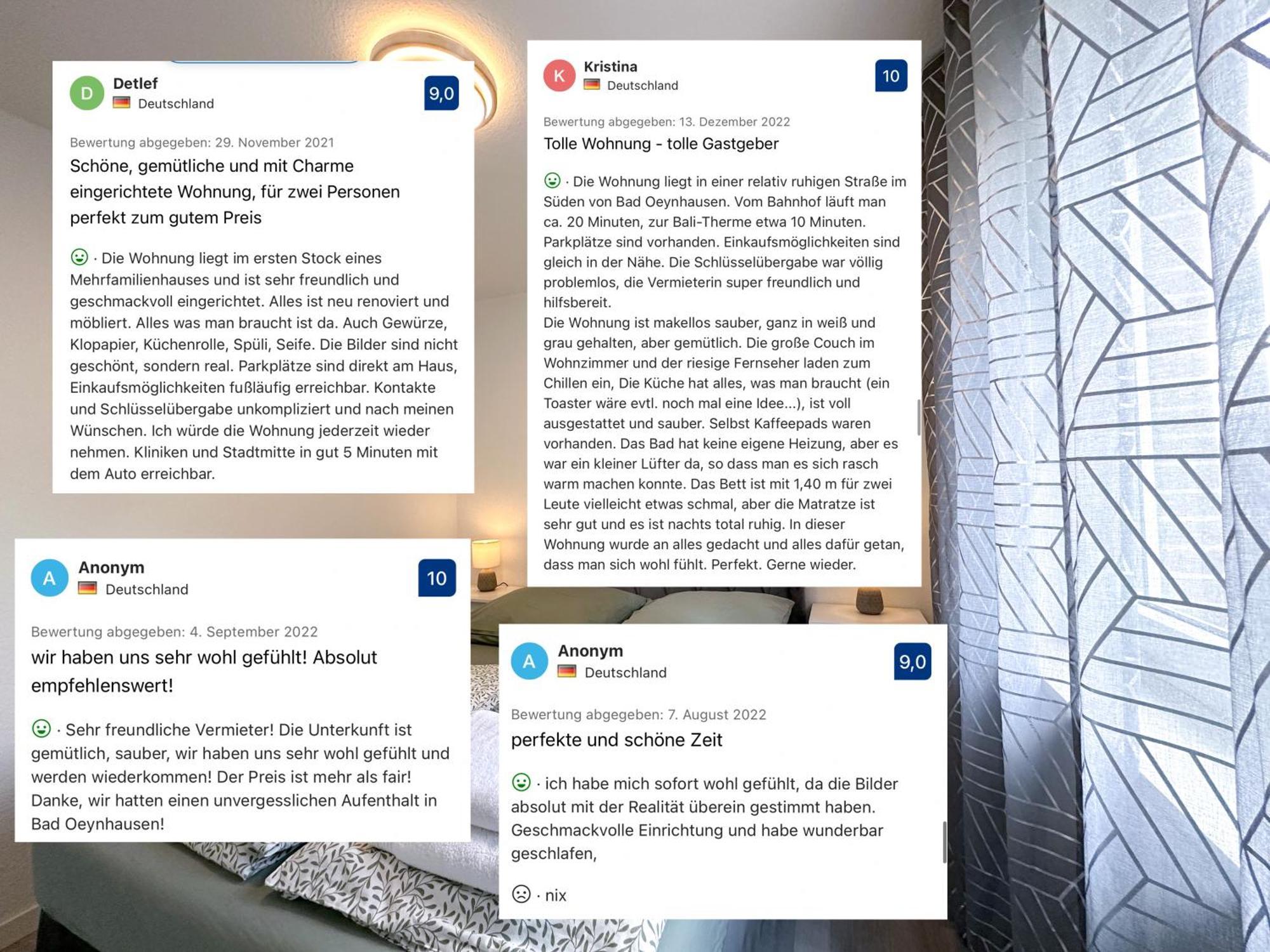 באד אויינהאוזן Stilvolles, Frisch Renoviertes 2Zi Apartment Mit Kueche Und Balkon In Kliniknaehe מראה חיצוני תמונה